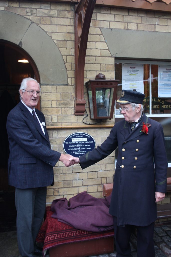 Severn Valley volunteers honoured a