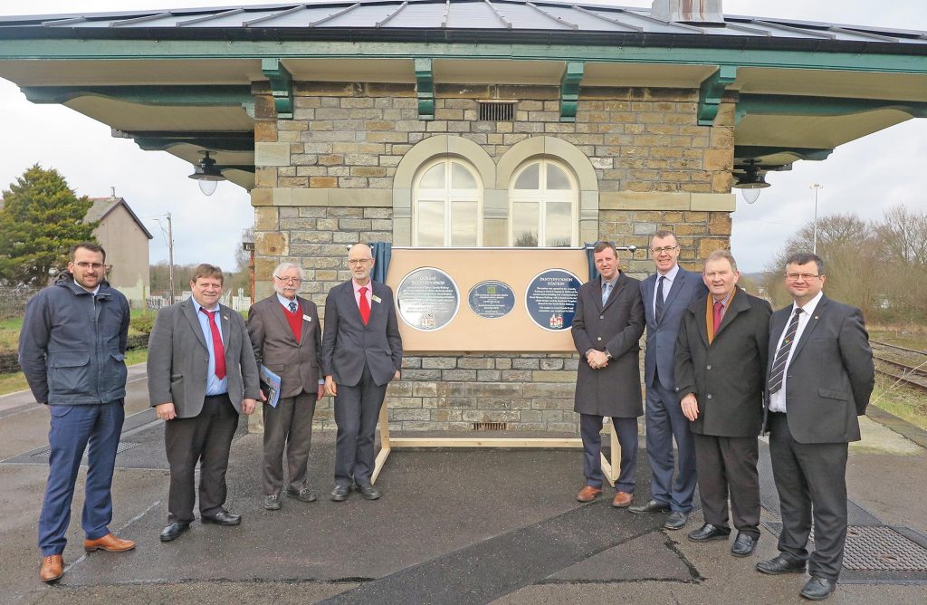 Pantyffynnon station plaque unveiled