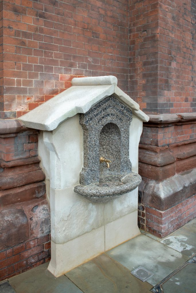 St Pancras fountain plaque unveiled
