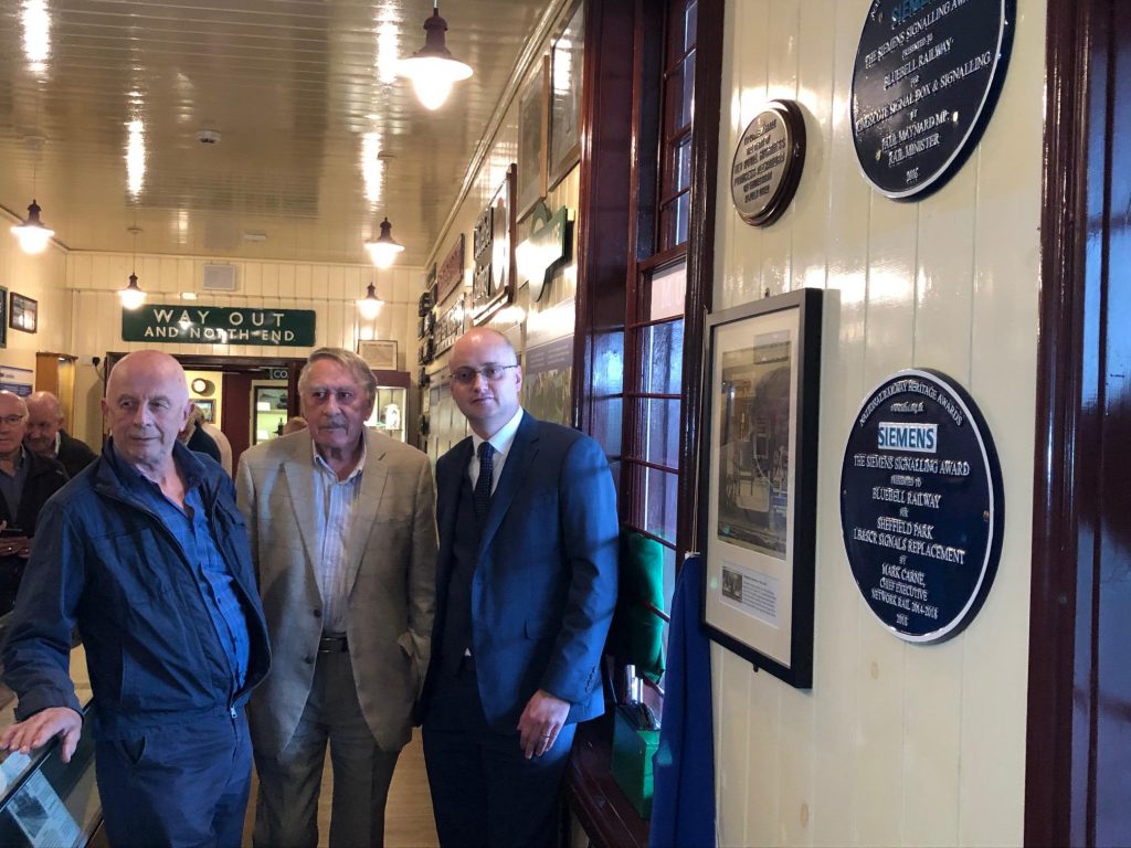 BLUEBELL SIGNALLING SUCCESS REWARDED