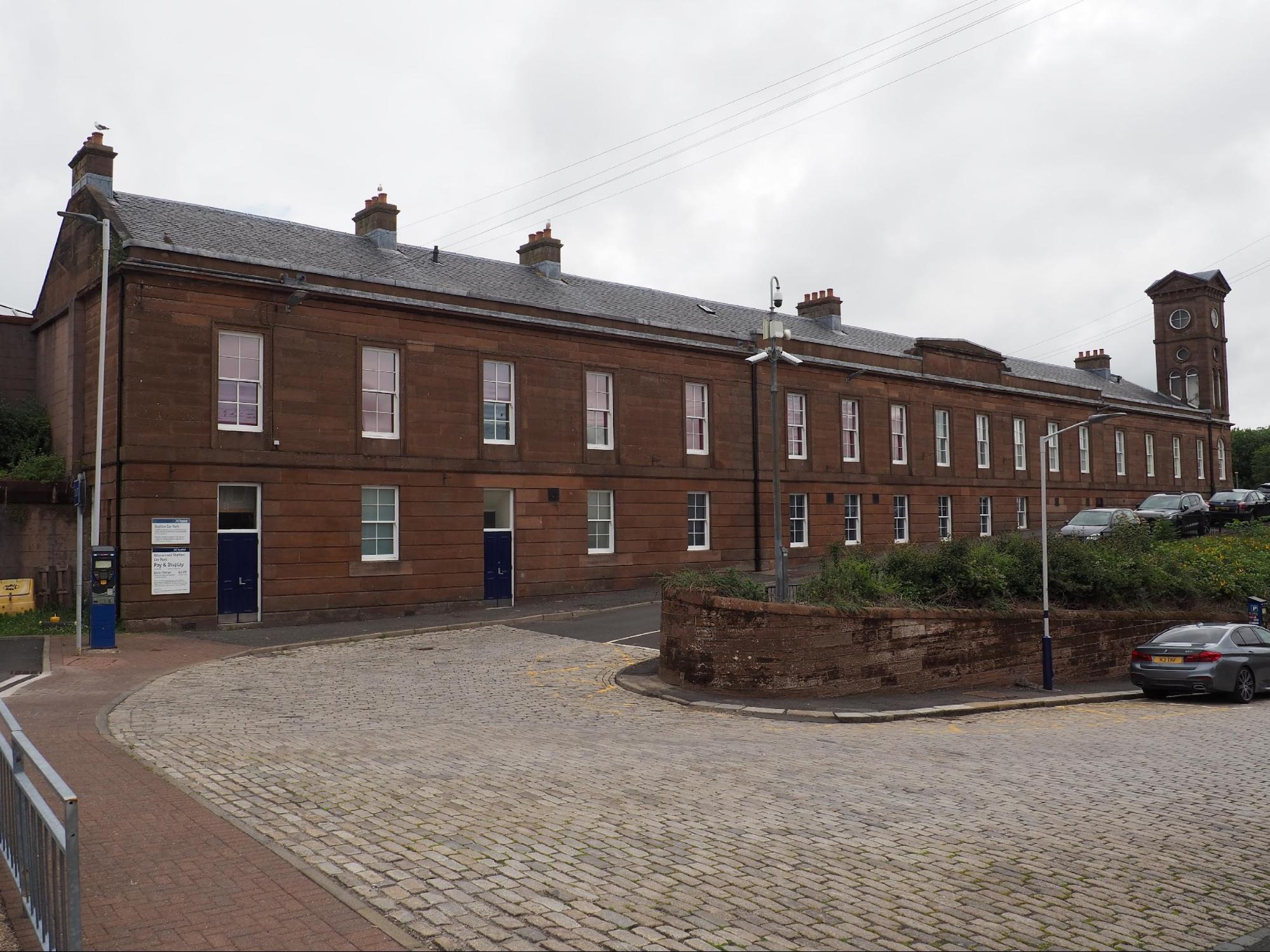 station building at Kilmarnock