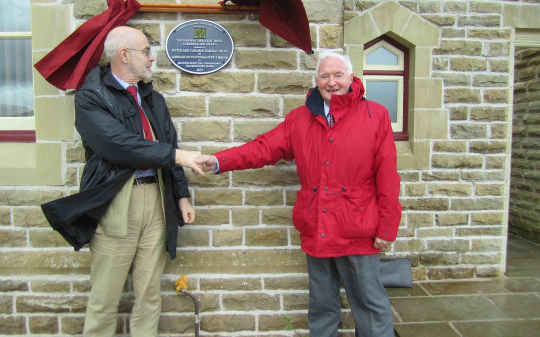 Plaque at Ribblehead Unveiled