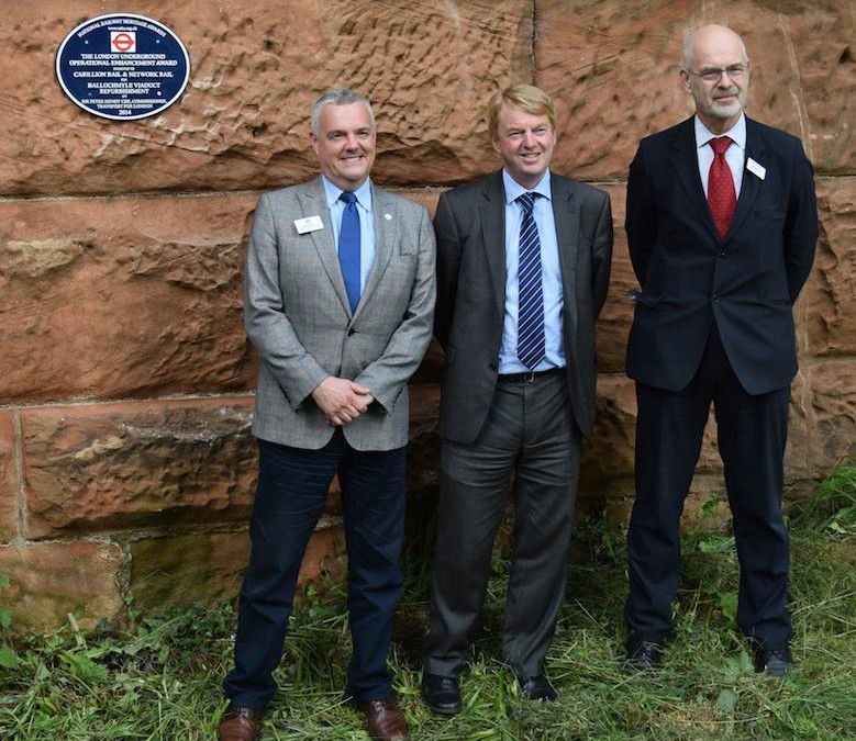 Ballochmyle plaque unveiled