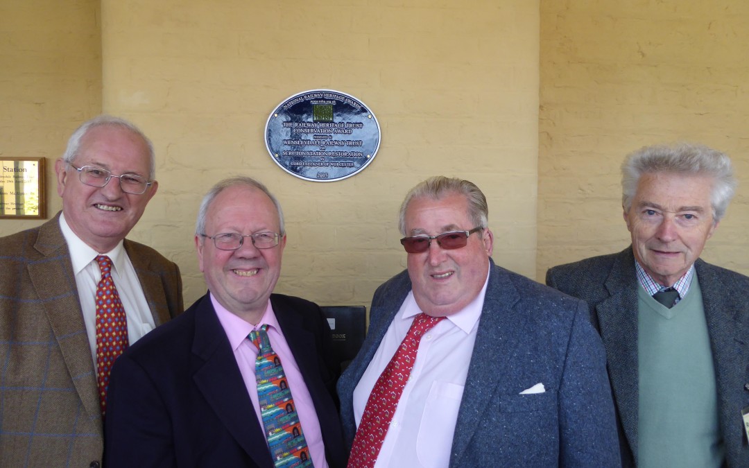 Scruton takes Railway Heritage Trust Conservation Award
