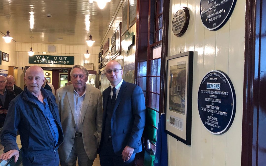 BLUEBELL SIGNALLING SUCCESS REWARDED