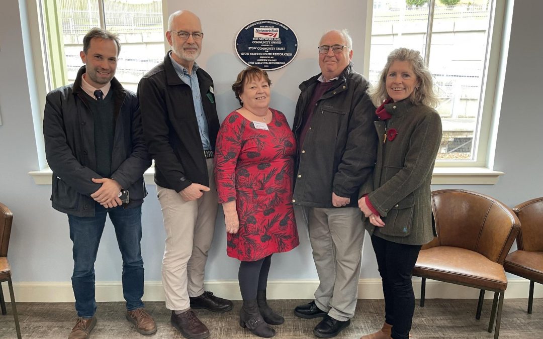 Restored station at Stow sees plaque unveiled