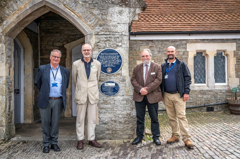 Double plaque unveiling at Battle station